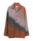 Lemaire Pyjama Silk Blend Printed Relaxed Fit Button Down Shirt