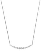 Bloomingdale's Diamond Bar Pendant Necklace In 14k White Gold, 0.30 Ct. T.w. - 100% Exclusive