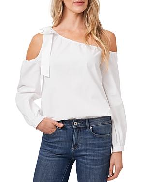 Cece One Shoulder Tie Detail Top
