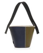 Vasic Esta Bi Color Medium Leather Bucket Bag