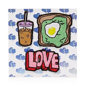Stoney Clover Lane Coffee, Toast, Love Stick-on Patches