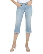 Nydj Petites Marilyn Cropped Straight-leg Jeans In Hollander