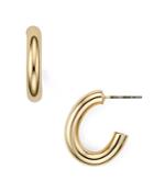 Aqua Mini Classic Tube Hoop Earrings - 100% Exclusive