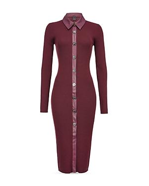 Pinko Rubesco Abito Costina Misto Shirt Dress