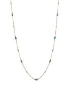 Bloomingdale's Emerald & Diamond Statement Necklace In 14k Yellow Gold, 18 - 100% Exclusive