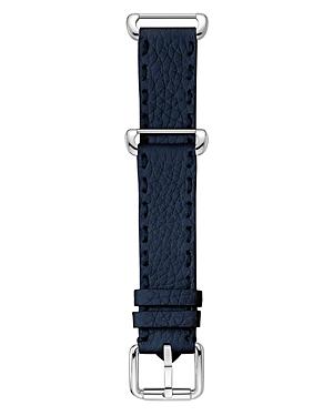 Fendi Selleria Night Blue Leather Watch Strap, 18mm