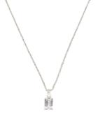Kate Spade New York Bouquet Toss Cubic Zirconia & Imitation Pearl Pendant Necklace In Silver Tone, 17-20