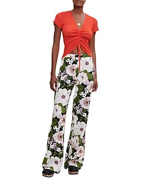 Maje Milino Tie Front Top