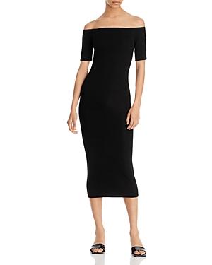 Enza Costa Off The Shoulder Midi Dress
