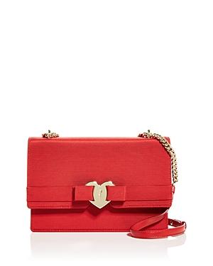 Salvatore Ferragamo Vara Heart Grosgrain Crossbody