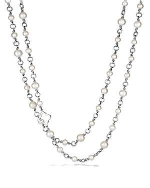 David Yurman Chain Necklace With Pearls, 72