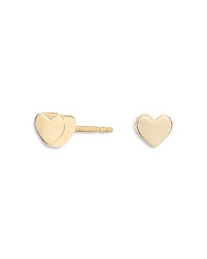 Adina Reyter 14k Yellow Gold Puffy Heart Stud Earrings
