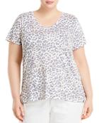 Marc New York Plus Printed V Neck Tee