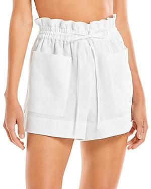 Tory Burch Linen Shorts Swim Cover-up