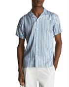 Reiss Lebon Striped Camp Shirt