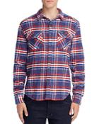 Superdry Milled Flannel Plaid Regular Fit Button-down Shirt
