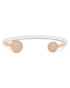 Anna Beck Open Circle Cuff Bracelet In 18k Gold-plated Sterling Silver