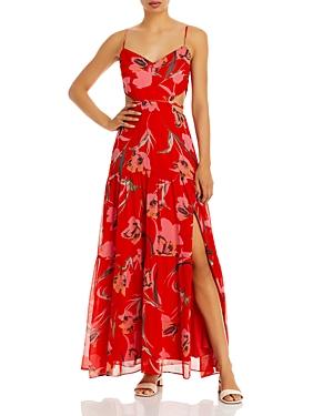 Milly Wilda Floating Floral Maxi Dress