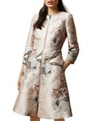 Ted Baker Coniiey Woodland-print Dress Coat