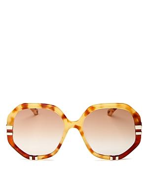 Chloe Women's Geometric Sunglasses, 58 Mm