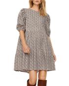 Vero Moda Lykke Organic Cotton Printed Mini Dress