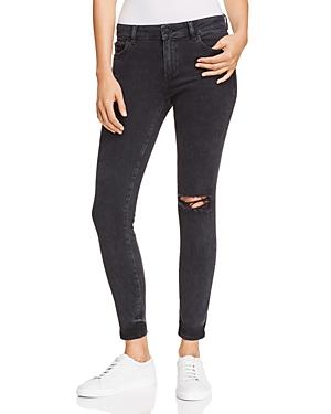 Dl1961 Margaux Mid Rise Instasculpt Skinny Ankle Jeans In Hyde