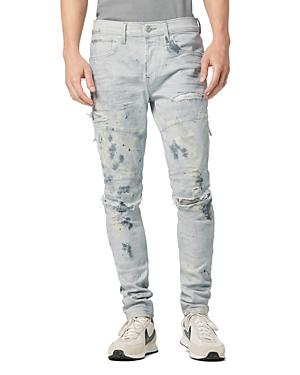 Hudson Zack White Thrasher Skinny Jeans