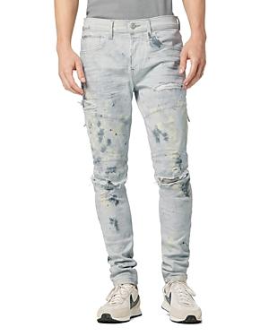 Hudson Zack White Thrasher Skinny Jeans