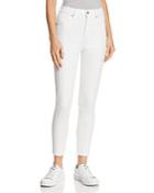 Levi's Mile High Ankle Skinny Jeans In Western White