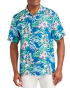 Tommy Bahama Hilo Gardens Regular Fit Short-sleeve Silk Shirt