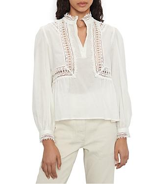 Ba & Sh Selma Lace Trim Blouse