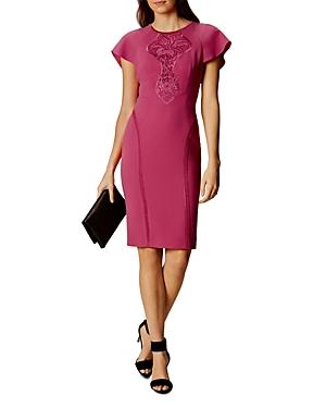 Karen Millen Lace-front Sheath Dress