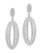 Bloomingdale's Diamond Oval Drop Earrings In 14k White Gold, 2 Ct. T.w. - 100% Exclusive