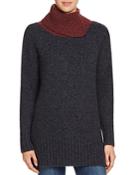 French Connection Rsvp Knits Split Turtleneck Sweater