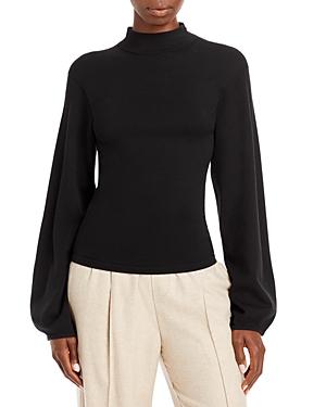 Vince Open Back Puff Sleeve Top