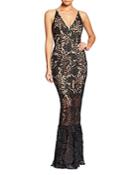 Dress The Population Sophia Lace Mermaid Gown