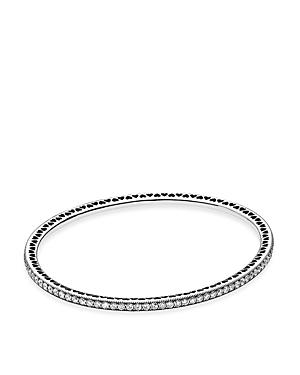 Pandora Bangle - Sterling Silver & Cubic Zirconia Twinkling Forever