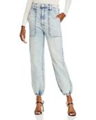 Mother The Wrapper Patch Spring Ankle Jeans In Marrakesh Days