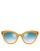 Oliver Peoples Roella Cat Eye Sunglasses, 55mm