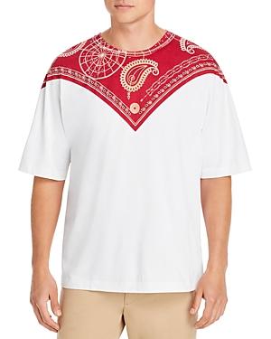 Marcelo Burlon Cotton Bandana Graphic Tee