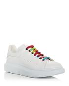 Alexander Mcqueen Men's Oversized Rainbow Lace Sneakers