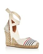 Soludos Women's Ankle Tie Espadrille Wedge Sandals