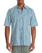 Boss Cole Striped Short Sleeve Shirt