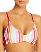 Roxy Beach Classics Striped Bikini Top