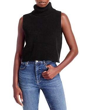 French Connection Mozart Sleeveless Turtleneck Sweater