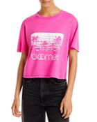 Bloomie's Cropped Palm Tree Logo Tee - 100% Exclusive