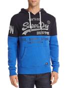 Superdry Logo-graphic Hooded French Terry Sweatshirt