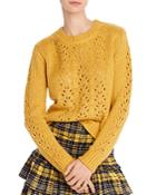 Aqua Lace-knit Sweater - 100% Exclusive