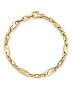 Bloomingdale's Men's Oval Link Bracelet In 14k Yellow Gold - 100% Exclusive