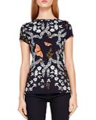 Ted Baker Pepa Kyoto Gardens Fitted Tee